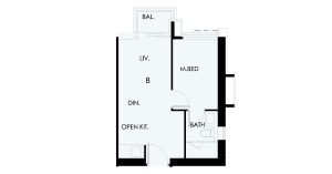 項目1房單位平面圖