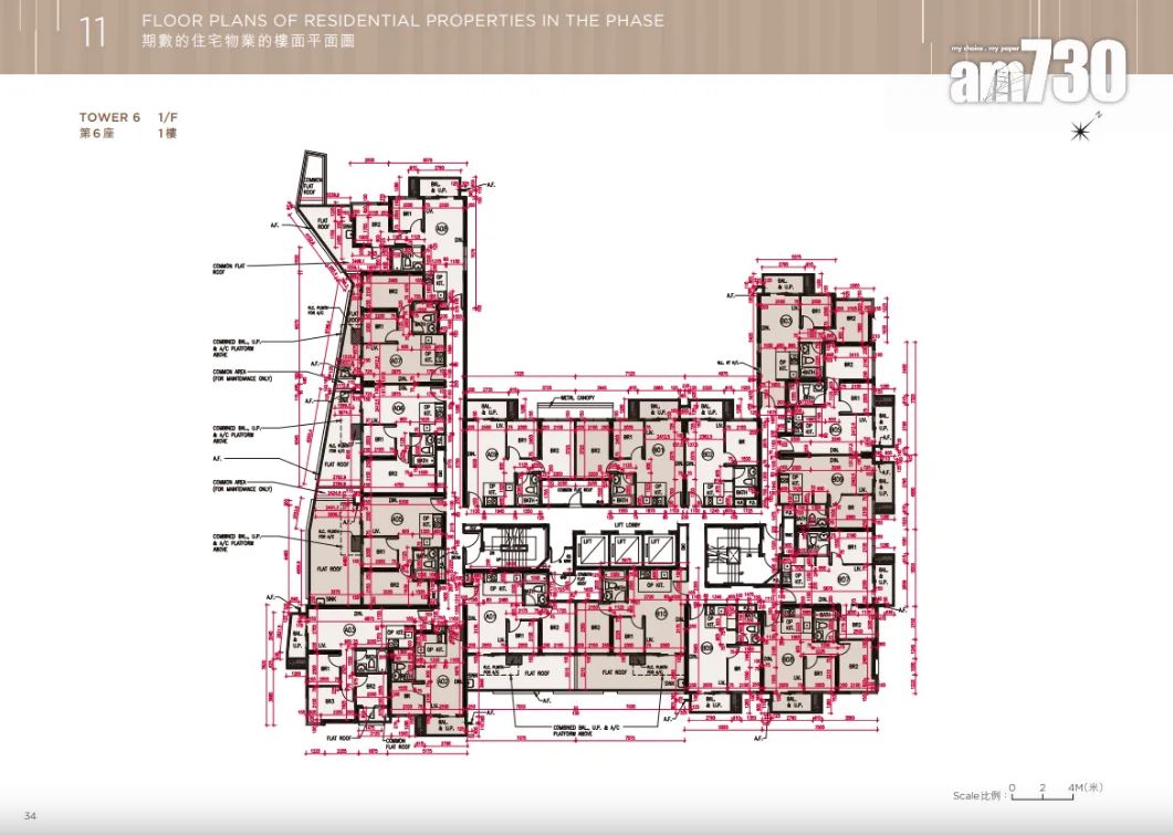第6座單位分布圖。