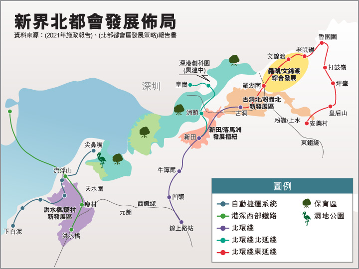 北部都會區房屋發展地圖